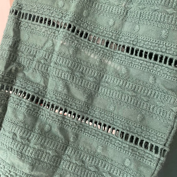 Boden Woven Midi Dress in Emerald Green - Picture 6 of 6